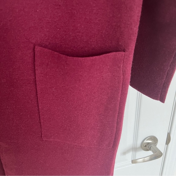 Aritzia Babaton Lance Cardigan Burgundy XXS - Picture 4 of 10